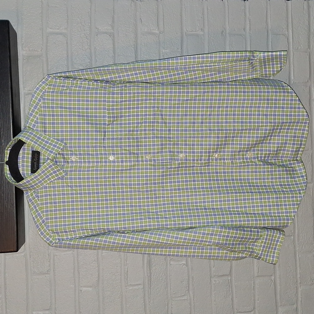 Kenneth Roberts Platinum Mens dress shirt M - Picture 2 of 10